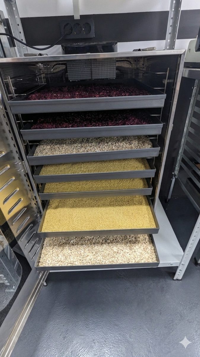 Сушильный шкаф — подготовка круп перед упаковкой